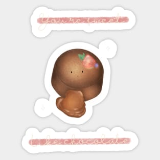 Lava cake Sticker